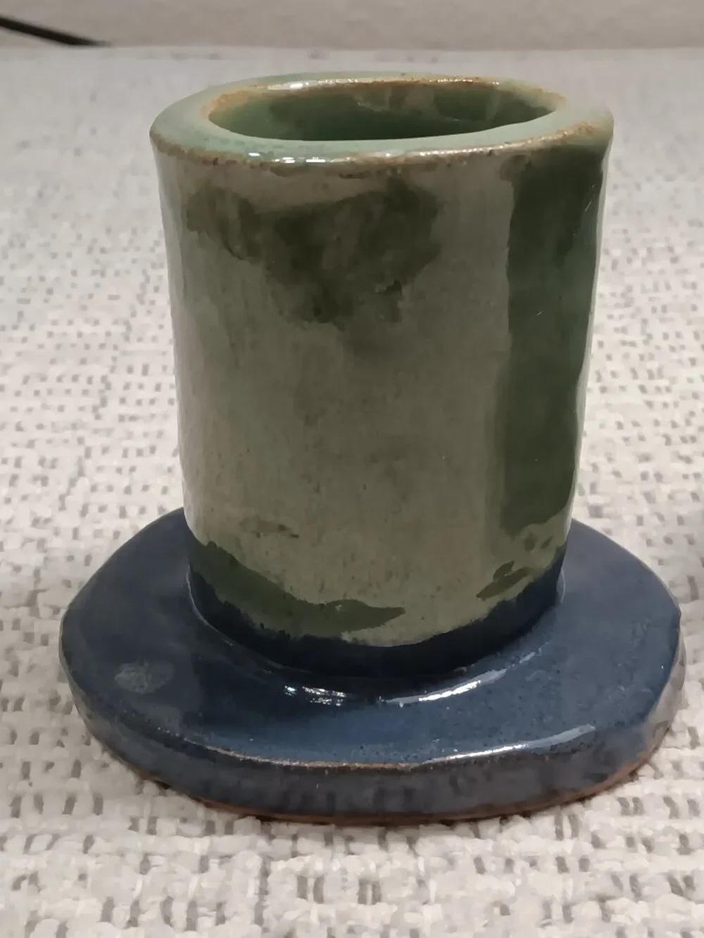 Handmade Artisan Pottery French - Style Butter Dish Keeper
